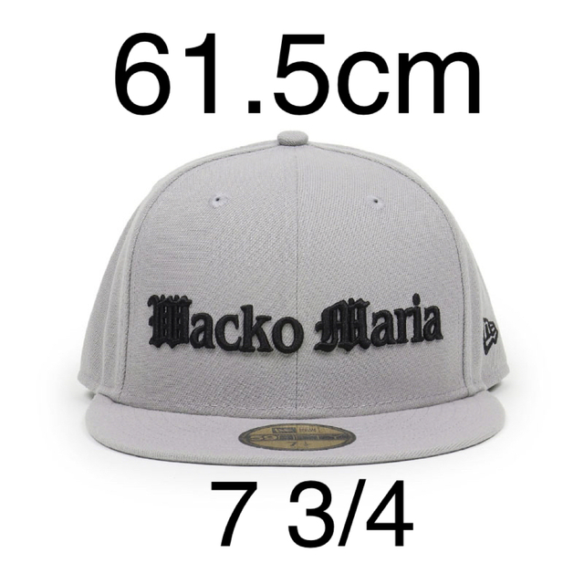 7 3/4 wackomaria newera 59fifty 灰 61.5cm | フリマアプリ ラクマ