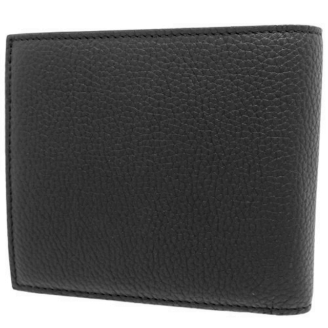 LOEWE(ロエベ)のロエベコンパクト財布 バイフォールド コインウォレット ソフトグレインカーフスキン ブラック黒 40802051684 メンズのファッション小物(折り財布)の商品写真