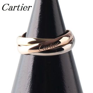 カルティエ(Cartier)のカルティエ トリニティ リング #50 SM AU750【11252】(リング(指輪))