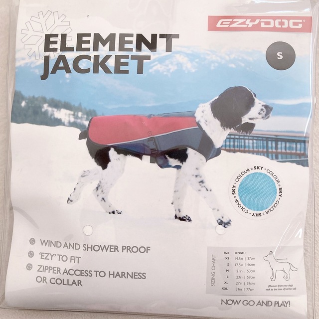 新品 EZYDOGイージードッグ　エレメントジャケット　S その他のペット用品(犬)の商品写真
