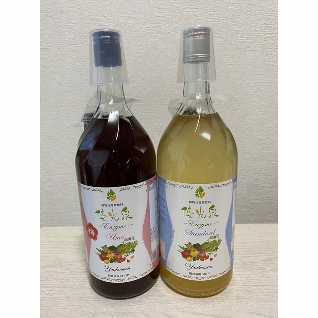 優光泉 スタンダード味 梅味 レギュラーボトル 1200ml×2本 ...