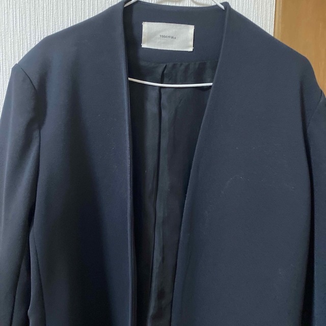 TODAYFUL トゥデイフル/Collarless Twill JK 【現品限り一斉値下げ