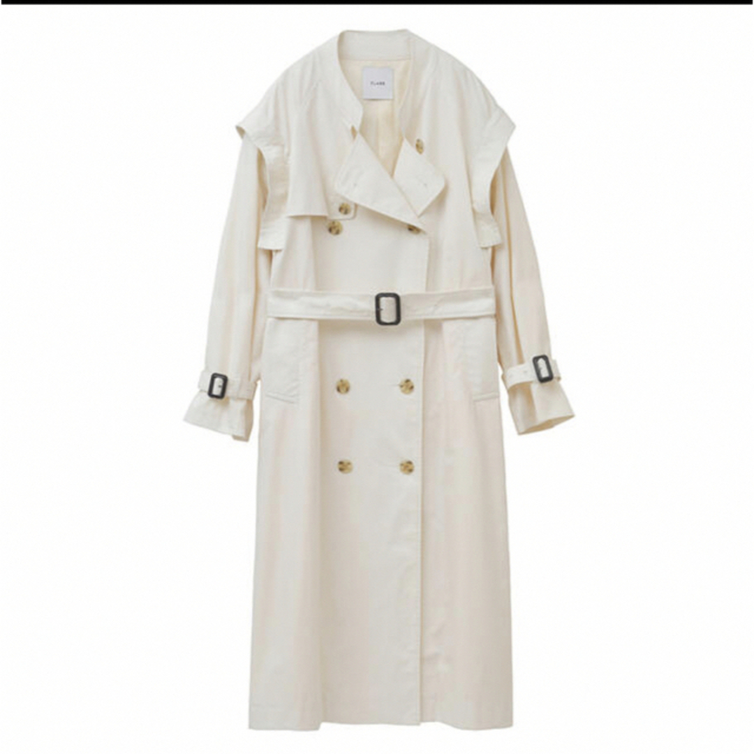 CLANE 2WAY SQUARE SLEEVE TRENCH COAT