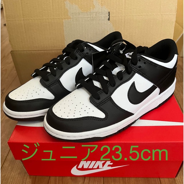 Nike Dunk Low (GS) "White/Black" 23.5cmダンクロー