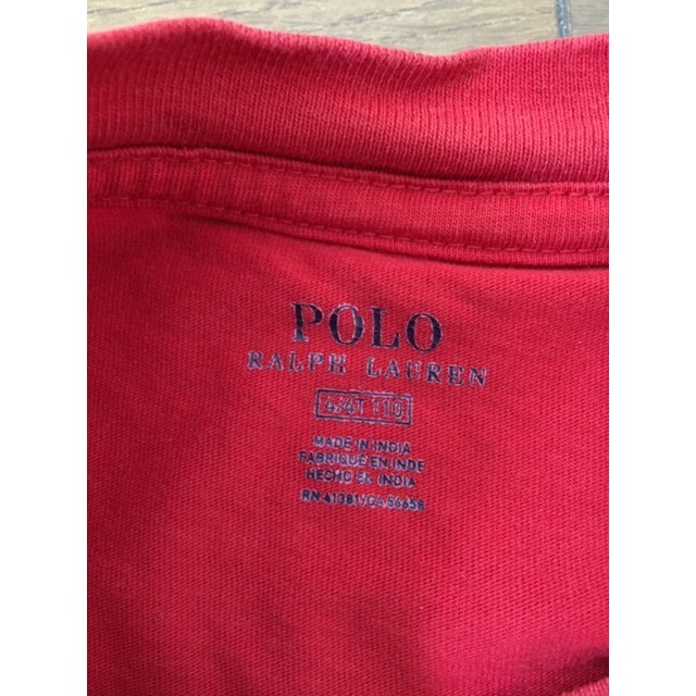 POLO RALPH LAUREN(ポロラルフローレン)のラルフローレン ビッグポニー 半袖 4T 100/110 Tシャツ ポロベア キッズ/ベビー/マタニティのキッズ服男の子用(90cm~)(Tシャツ/カットソー)の商品写真