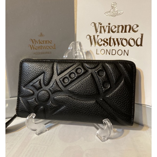 Vivienne Westwood 】 長財布 レザー 黒 55VV311-