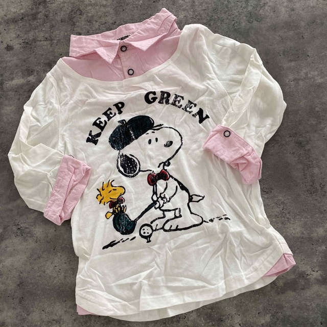 PEANUTS(ピーナッツ)のシャツ130 キッズ/ベビー/マタニティのキッズ服男の子用(90cm~)(Tシャツ/カットソー)の商品写真