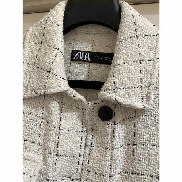 ZARA(ザラ)の超美品！ZARA☆ザラ　オーバーサイズシャツ　xs レディースのトップス(シャツ/ブラウス(長袖/七分))の商品写真