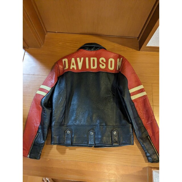 Harley Davidson(ハーレーダビッドソン)の本革 ハーレーダビッドソン ライダースジャケット サイズL メンズのジャケット/アウター(ライダースジャケット)の商品写真