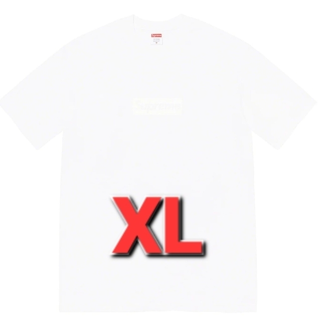 【XL】【新品未開封】【白】Supreme Tonal Box Logo Tee