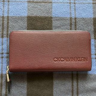 カルバンクライン(Calvin Klein)のキム様専用❗️CALVIN KLEIN 本革長財布ボルドー色未使用に近い美品(財布)