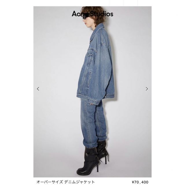 Acne Studios - オーバーサイズデニムジャケットの通販 by おかよ's
