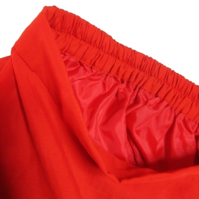 Rope' Picnic(ロペピクニック)のロペピクニック スカート フレア ロング ヘムライン エアリー 薄手 38 赤 レディースのスカート(ロングスカート)の商品写真