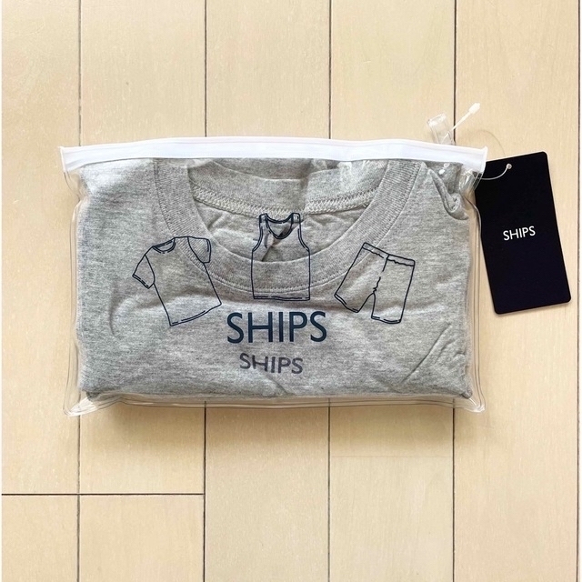 SHIPS KIDS(シップスキッズ)の新品✦SHIPS KIDS ロゴ セットアップ 3点SET(90cm) キッズ/ベビー/マタニティのキッズ服男の子用(90cm~)(Tシャツ/カットソー)の商品写真