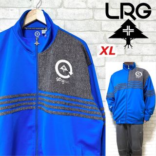 エルアールジー(LRG)のLRG エルアールジー ビッグシルエット トラックジャケット 刺繍ロゴ 切り替え(ジャージ)