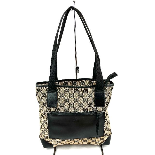 Gucci - 美品 GUCCI レザー GGキャンバス トートバッグの通販 by STORE