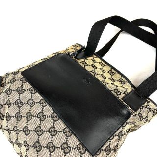 Gucci   美品 GUCCI レザー GGキャンバス トートバッグの通販 by STORE