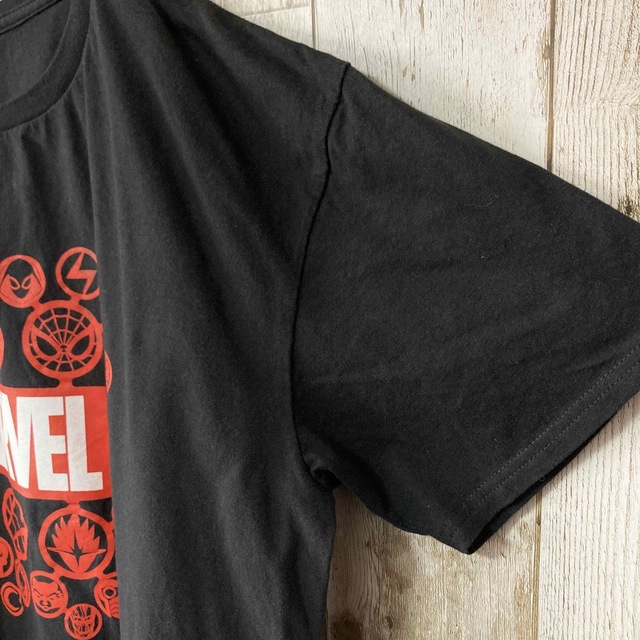 MARVEL(マーベル)のマーベル MARVEL メキシコ製 Tシャツ 海外古着 XL 黒 メンズのトップス(Tシャツ/カットソー(半袖/袖なし))の商品写真