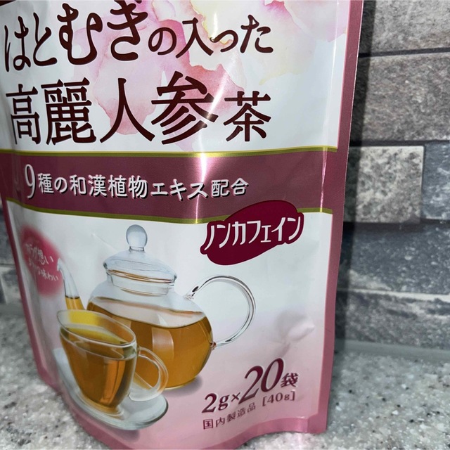 ORIHIRO(オリヒロ)のオリヒロ　エクオール　エクオールはとむぎの入った高麗人参茶　20袋×4 食品/飲料/酒の健康食品(その他)の商品写真