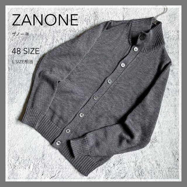 【極美品】ZANONE ザノーネ バージンウール ニット 48 キョート