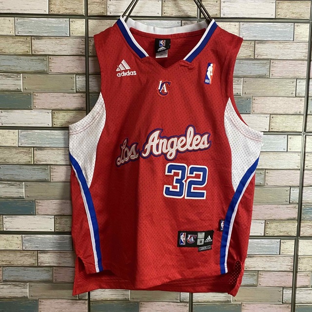 adidas(アディダス)のアディダス×NBA クリッパーズ　ゲームシャツ　ユニフォーム　グリフィン メンズのトップス(Tシャツ/カットソー(半袖/袖なし))の商品写真