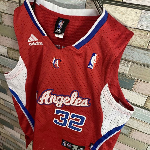 adidas(アディダス)のアディダス×NBA クリッパーズ　ゲームシャツ　ユニフォーム　グリフィン メンズのトップス(Tシャツ/カットソー(半袖/袖なし))の商品写真