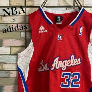 アディダス(adidas)のアディダス×NBA クリッパーズ　ゲームシャツ　ユニフォーム　グリフィン(Tシャツ/カットソー(半袖/袖なし))