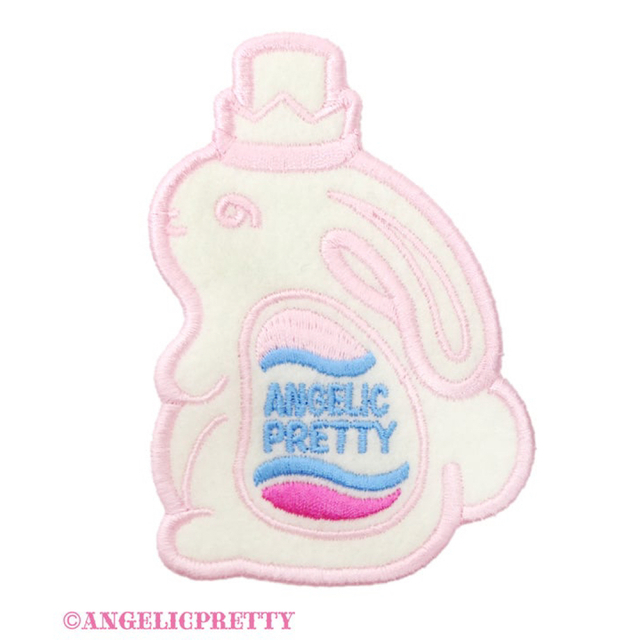 Angelic Pretty(アンジェリックプリティー)のangelic pretty Sunny Smile Bunnyワッペンクリップ レディースのヘアアクセサリー(バレッタ/ヘアクリップ)の商品写真