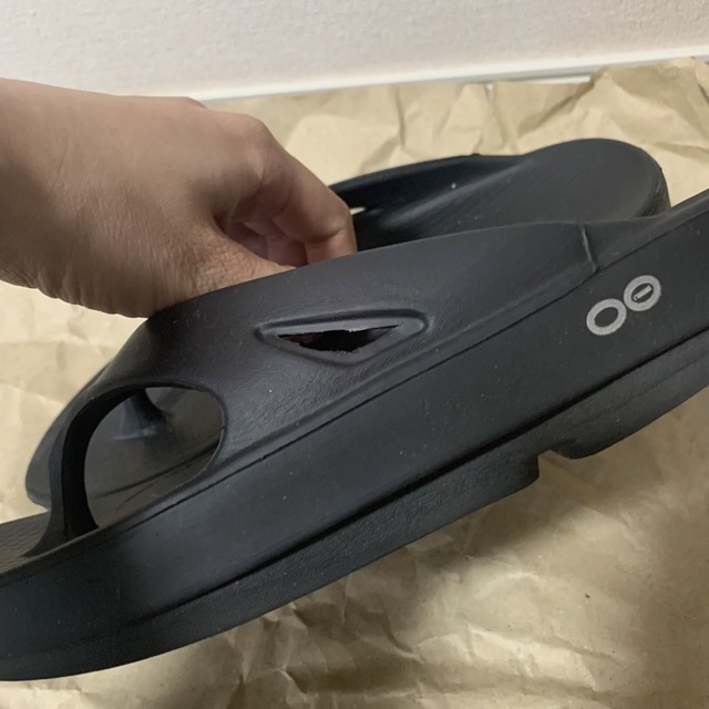 OOFOS - 値下げ【中古】OOFOSウーフォスサンダルウーオリジナル24cmの ... 値下げOOFOSウーフォスサンダルウーオリジナル24cm