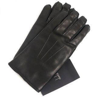 未使用品▽dunhill ダンヒル ラムレザー 裏カシミヤ100% グローブ/手袋