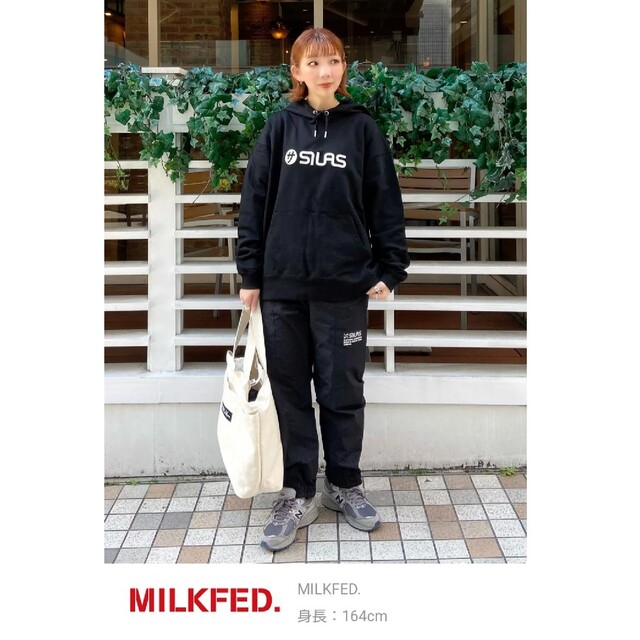 MILKFED.LOGO BIG CANVAS BAG ショルダーバ 3