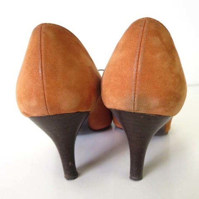 Odette e Odile(オデットエオディール)のオデットエオディール パンプス スエード レザー 22.5cm オレンジ レディースの靴/シューズ(ハイヒール/パンプス)の商品写真