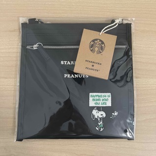 スターバックス(Starbucks)の【新品/未開封】スタバ ボトルサコッシュブラックPEANUTS(その他)