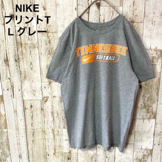 ナイキ(NIKE)のナイキ NIKE ロゴプリント Tシャツ L グレー(Tシャツ/カットソー(半袖/袖なし))