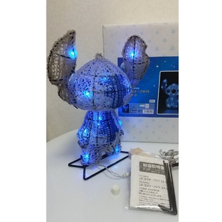 Disney LEDクリスタルスティッチ ブルー/ホワイト球  ｲﾙﾐﾈｰｼｮﾝ