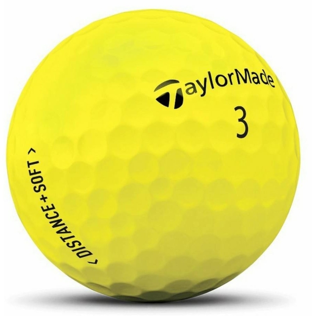 TaylorMade(テーラーメイド)の【新品】テーラーメイド ゴルフボール ディスタンス+ ソフト イエロー スポーツ/アウトドアのゴルフ(その他)の商品写真