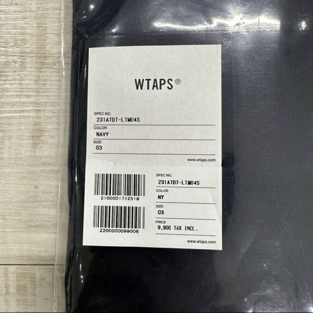 W)taps(ダブルタップス)の23ss 2023 新品 WTAPS ロゴ ロングスリーブ Tシャツ ロンT L メンズのトップス(Tシャツ/カットソー(七分/長袖))の商品写真