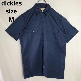 ディッキーズ(Dickies)のdickies　ワーク　シャツ　ネイビー　ビッグ　オーバー　アメカジ　古着　人気(シャツ)