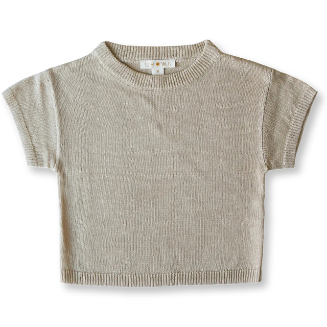 ZARA KIDS(ザラキッズ)の【GROWN】リネンTシャツ キッズ/ベビー/マタニティのキッズ/ベビー/マタニティ その他(その他)の商品写真