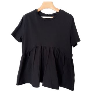 ザラ(ZARA)のZARA ペプラム カットソー Tシャツ レディース(カットソー(半袖/袖なし))