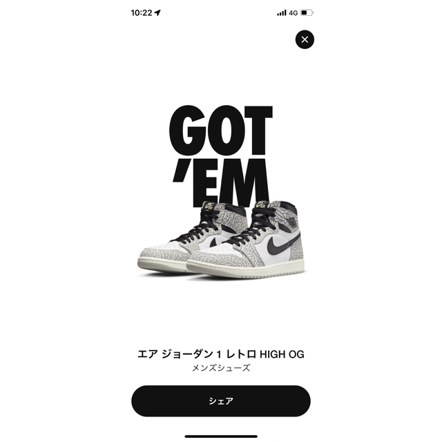 新品Nike Air Jordan 1 High OG White Cement 3