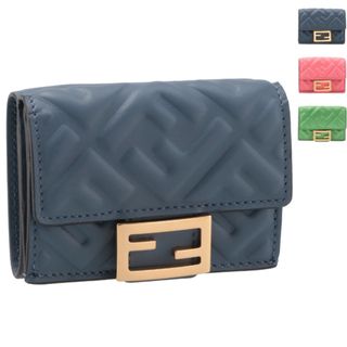 フェンディ(FENDI)のフェンディ FENDI 財布 三つ折り ミニ財布 BAGUETTE バゲット 8M0395 AAJD (財布)