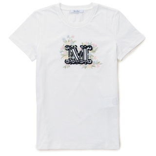 マックスマーラ(Max Mara)のマックスマーラ MAX MARA Tシャツ 半袖 SACHA コットン クルーネック ジャージー ショートスリーブシャツ 2319410132 0006 SETABL(Tシャツ(半袖/袖なし))