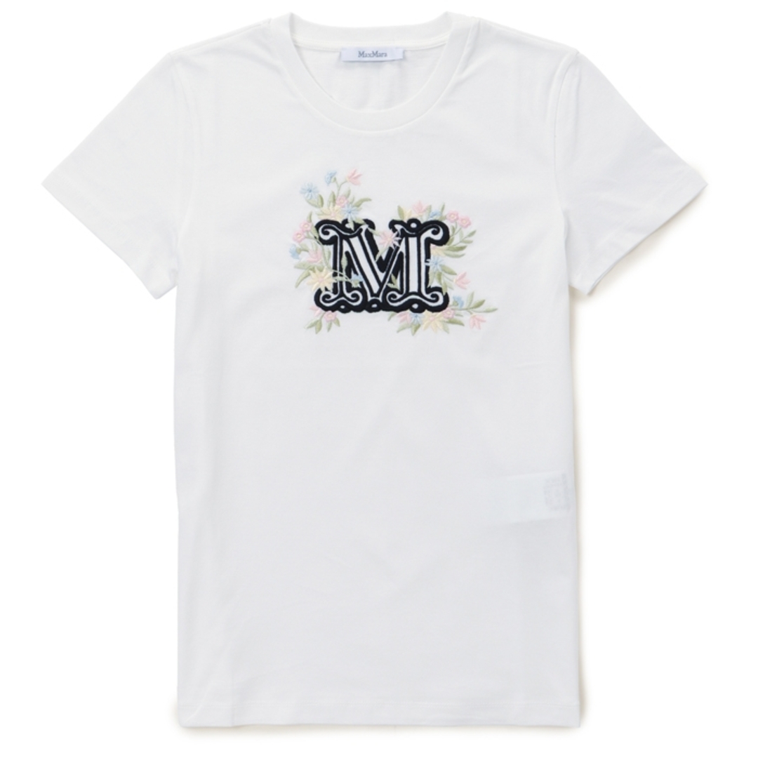 マックスマーラ MAX MARA Tシャツ 半袖 SACHA コットン クルーネック ジャージー ショートスリーブシャツ 2319410132 0006 SETABL92cm着丈