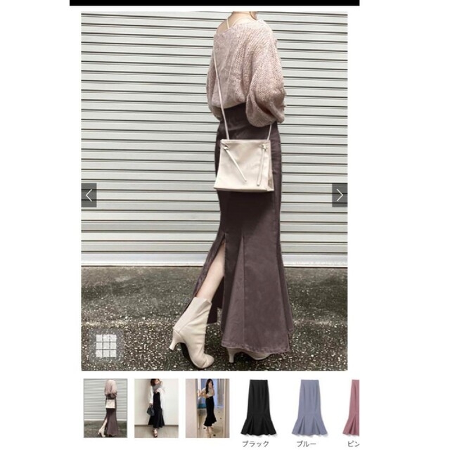 グレイル　マーメイドスカート　茶色　モカ レディースのスカート(ロングスカート)の商品写真