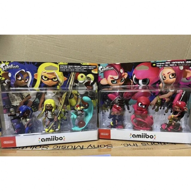 新品未開封】amiibo スプラトゥーン3 トリプルセット タコ 新品未開封】amiibo スプラトゥーン3 トリプルセット タコ