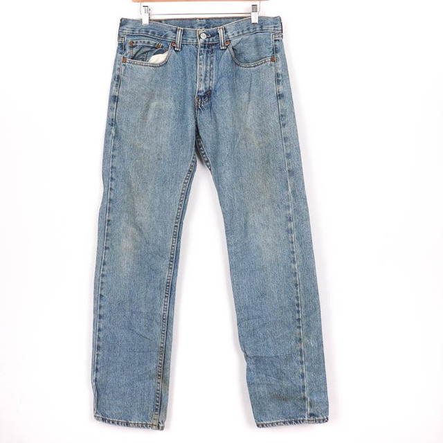 リーバイス デニムパンツ ジーンズ 505 ストレート アメリカ買付品 海外 メンズ W31L32サイズ ネイビー Levi's