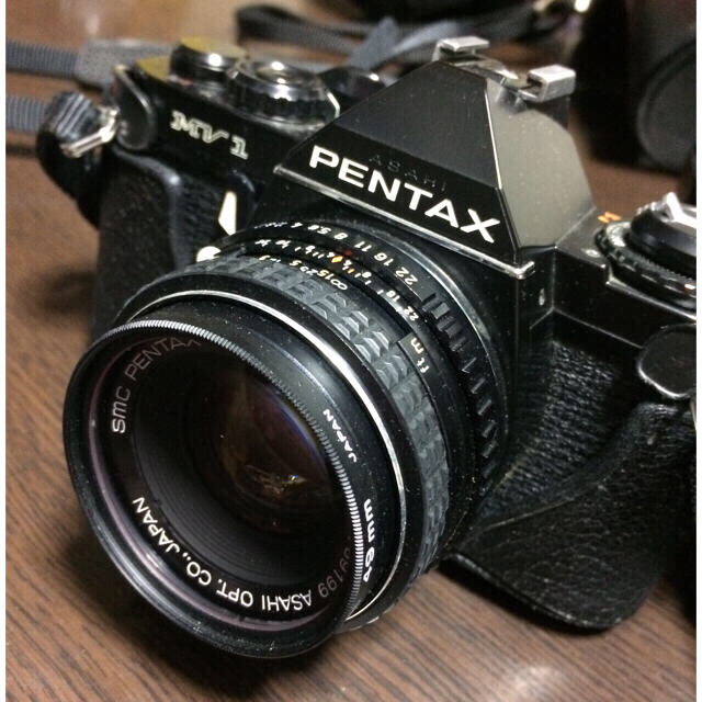 PENTAX(ペンタックス)のペンタックス MV1 80-210mm フラッシュ ズームレンズ 3点セット スマホ/家電/カメラのカメラ(フィルムカメラ)の商品写真