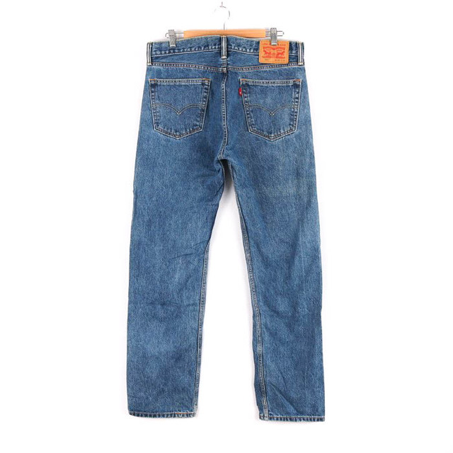 リーバイス デニムパンツ ジーンズ 505 ストレート アメリカ買付品 海外 メンズ W34L34サイズ ネイビー Levi's