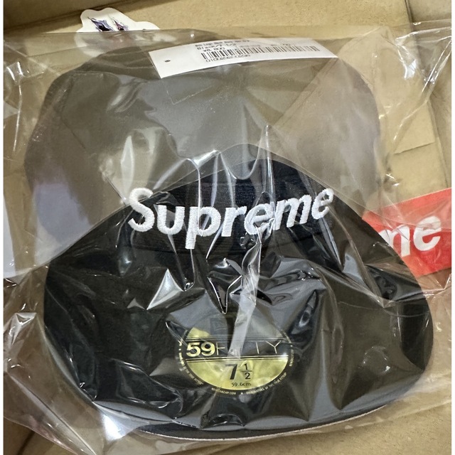 supreme box logo mesh new era black